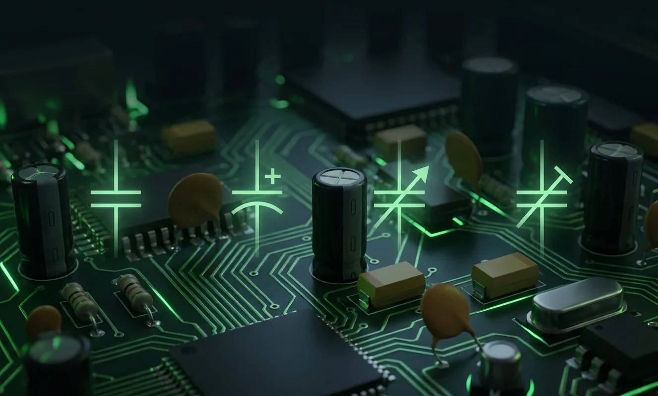 Capacitor Symbols Explained: Types, Polarity, and Schematic Use