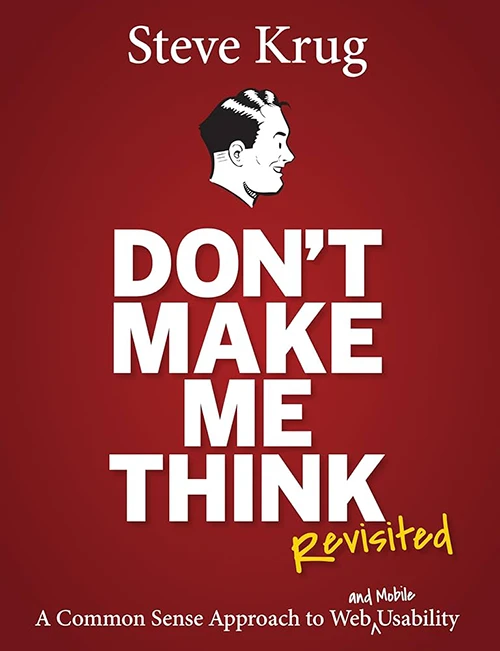 Dont Make Me Think by Steve Krug Cover