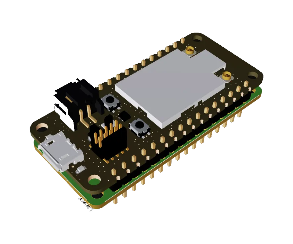 3D PCB view of Particle Argon