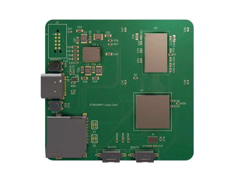 A pcb board of a complex FPGA board made with Flux.